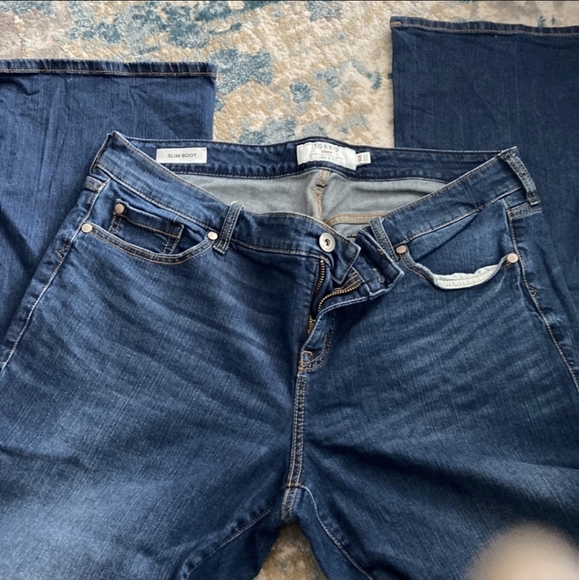 TWO Pairs Slim Bootcut Jeans - Picture 6 of 9